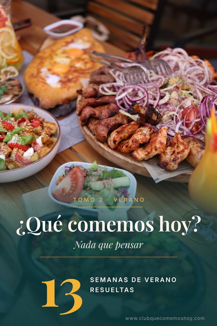 Portada: ¿Qué comemos hoy? Tomo 2, 13 semanas de verano resueltas
